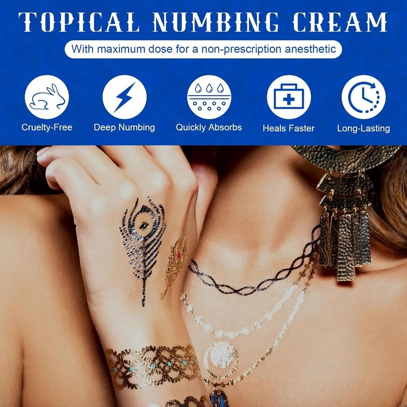 Crema anestésica para tatuajes