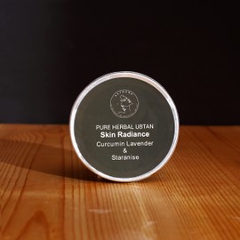 AATMANA Ayurvedic Herbal Ubtan Face Mask with Curcumin Lavender & Stanarise for Skin Radiance & Glow Skin Brightening Mask - Tan Remover, Beauty Face Powder - 100 gm