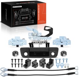 A-Premium 30-PC Tailgate Rebuild Kit Compatible with Dodge Ram 1500 2009-2010, Ram 2500 3500 2010 & Ram 1500 2500 3500 2011-2012, Tailgate Handle Latch Bracket Cable Hinge Bushing Bolts