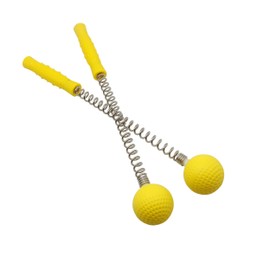 SinLoon Massager Ball Hammer(2-Pack) Hammer Stick Manual Beat Golf Ball Massager Back Shoulder Massage Full Body Reduce Fatigue Pain（Yellow