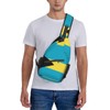 FYCFSLMY Bahamas Flag Outdoor Cross-body Shoulder Bag, Unisex Backpack For