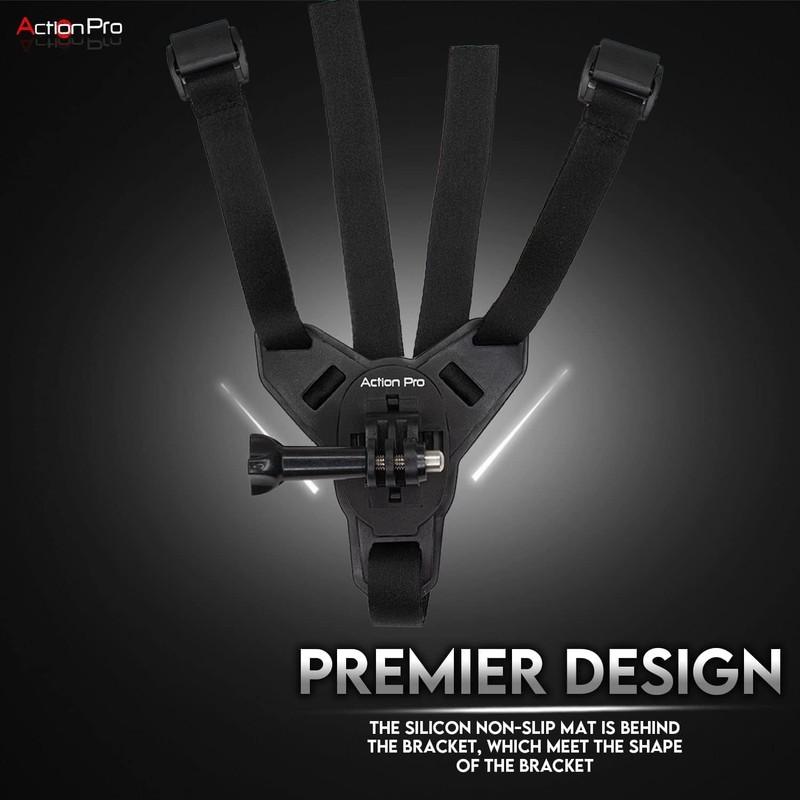 Action Pro Helmet Chin Mount Strap Compatible with All Smartphones