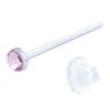 Piena Tempered Glass Rhinestone, Single Piece, For One Ear, Hypoallergenic