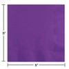 Creative Converting Amethyst Beverage Napkin, 50 Count, Purple, Pieces (318930)
