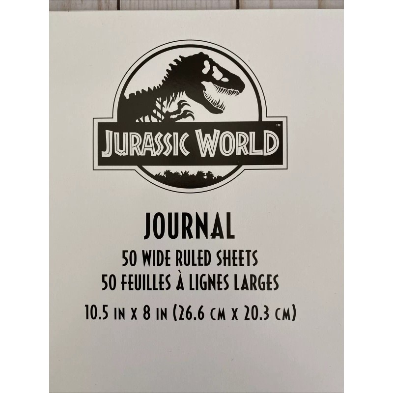 Universal Studios Jurassic Park World 2 Folders + Spiral Notebook