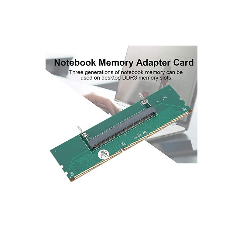 ASHATA Adaptador de Memoria DDR3 SO-DIMM a Desktop DIMM para