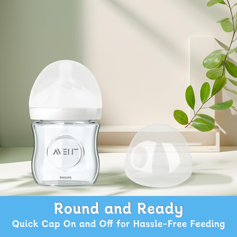 Avent Bottle Caps -Compatible with Avent glass bottles 5 pc