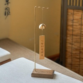 DUOLEIMI Wind Chime Stand, Hook, Wind Chime Stand, Interior, Hanging Hook, Hanging, Pedestal, Brush Holder, Table Stand (Walnut Wood)