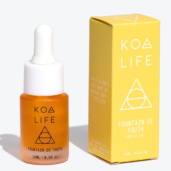 KOA LIFE Doctor-Formulated Anti-Aging Rosehip Face Oil, Made in USA, Organic, Vegan, Cruelty & Chemical Free Fountain of Youth