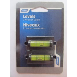 Camco RV Stick On Levels 2 Pack  Vial Levels Camco #25523  NEW