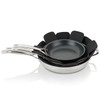 ANCLLO 3 PCS Pan Protectors for Stacking, 3 Sizes Pot