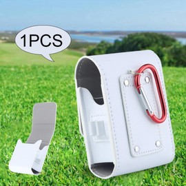 Colaxi Golf Rangefinder Case, Mini Golf Rangefinder Storage Bag, white