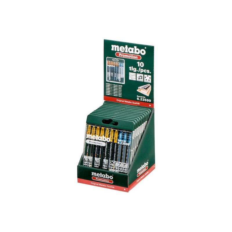 Metabo 623599000 Jig Saw Blade Display: Mixed New, Green