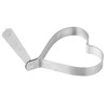 Fackelmann 47204 Egg/Pancake Shapers – Stainless Steel, Silver, 55 x