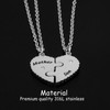 Kivosliviz Mom and Son Necklace Gifts for Women Mothers Heart
