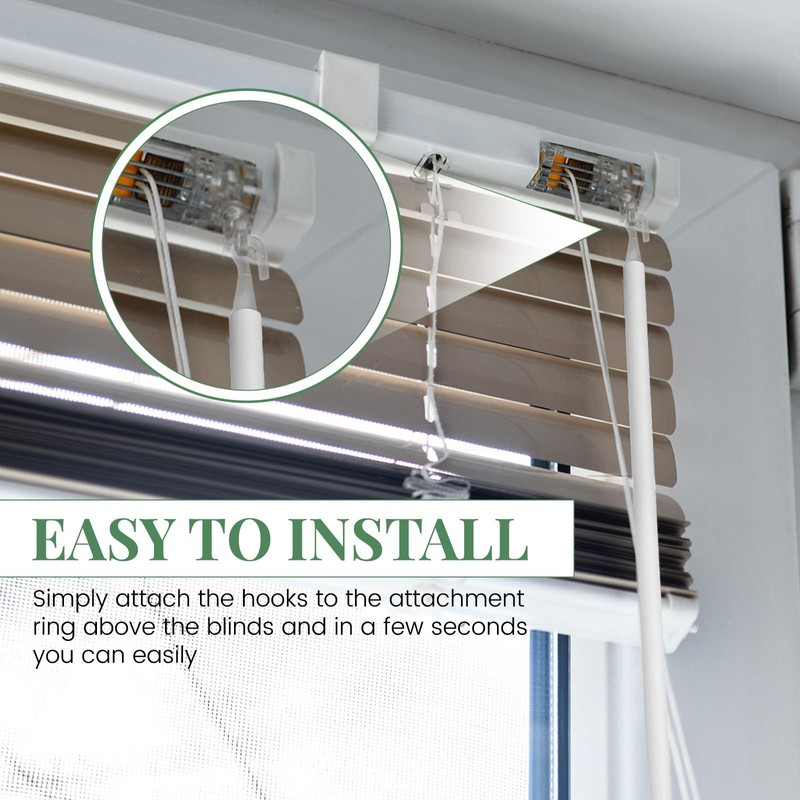 Blind Wand Replacement with Hook, Window Blind Tilt Wand with