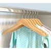 Kids Hangers (Natural Wood, Baby/Toddler Hangers NB-4T)