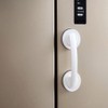 WANLIAN Powerful Suction Cup Glass Mirror Door Handle, Refrigerator Drawer