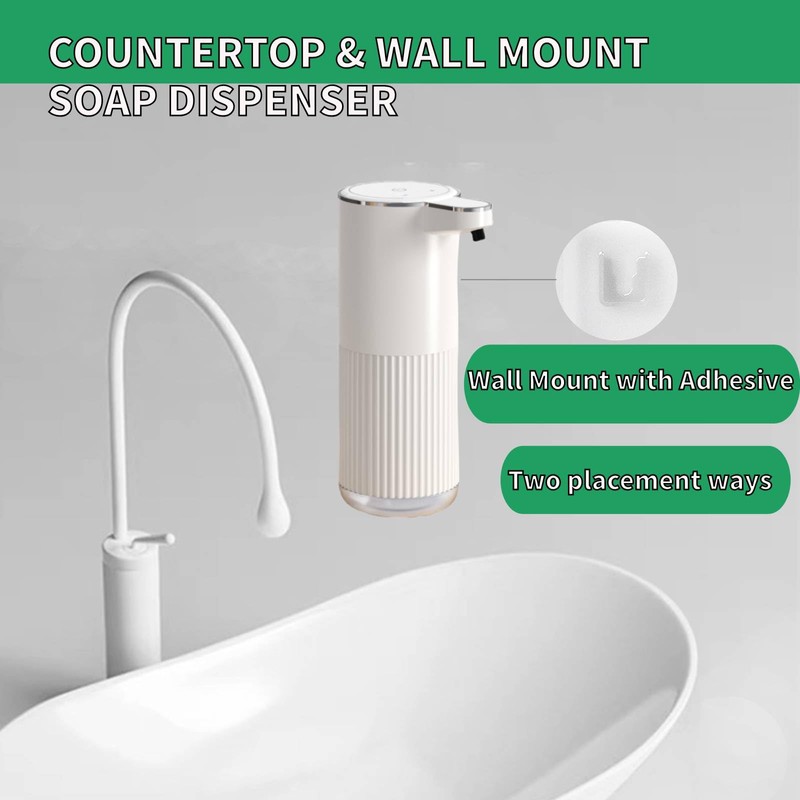 Automatic Soap Dispenser, Touchless Foaming Soap Dispenser Bathroom,Upgrade Hand &