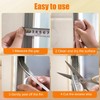 Bruiefpap 39.4FT Weather Stripping for Doors and Windows, Self-Adhesive Window