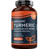 Nutravita Organic Turmeric 1440mg (High Strength) with Black Pepper &