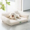 MEWOOFUN 34.6" Orthopedic Dog Bed Sofa for Small Medium Dogs,