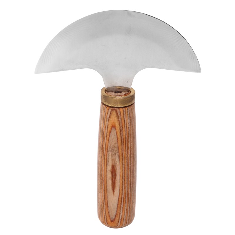 Round Leather Knife DIY High Carbon Steel Leather Cutting Tools