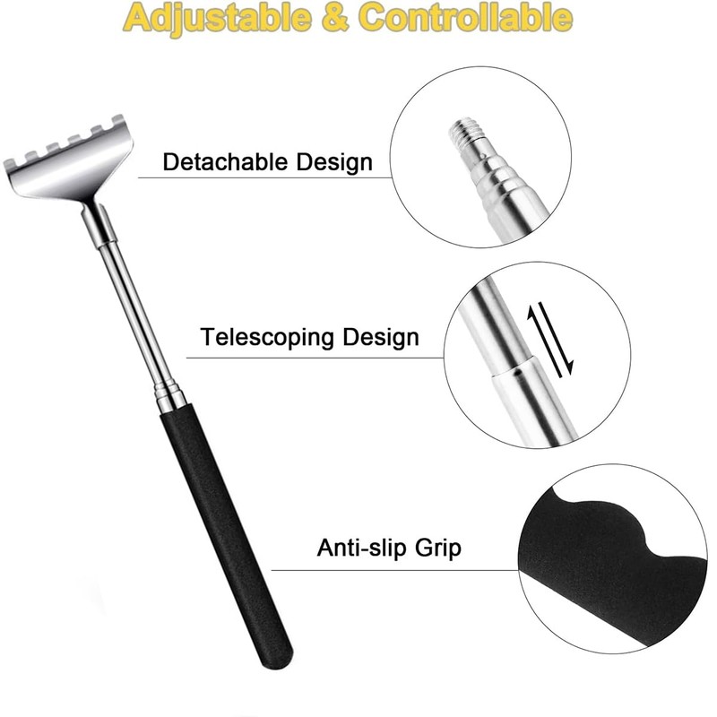 Back Scratcher - 1 pack Telescopic Back Scratch - Back