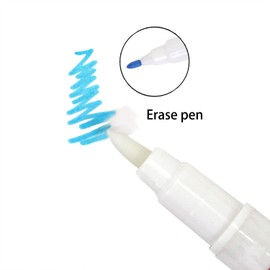 6pcs Dual Tip Colored Water Soluble Marker Pen Embroidery Tracing Pen Washable Fabric Marker,Cloth Temporary Marking Tracing Tools for Quilting,Dressmaking, Cross Stitching,Sewing