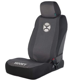 Hooey Low Back Seat Cover, Durable Bucket Seat Protection, Easy to Install Seat Covers for Car, Truck, Van, SUV, Lounger (Heather Black)