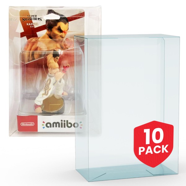 EVORETRO Action Figure Display Case Protector for Small Amiibo Like