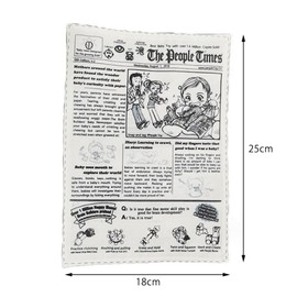 GOODCHI Dog Toy, Chewing Toy, Newspaper Toy for Dogs, Educational Toy, Stress Relief, Durable, Chew Resistant, Clean, Brushing Teeth, Can Be Washed, Suitable for Small/Medium Dogs