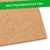 Treefloor Natural Plain Cork Tiles - 300mm x 300mm x