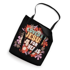 Loved By Jesus For 54 Years 54th Birthday Christian Theme Tote Bag
