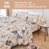 JSD Boho Floral Printed Sheet Set Cal King, 4 Piece,