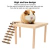 Rengu Hamster Climbing Platform 2 Tier Hamster Playground Activity Set