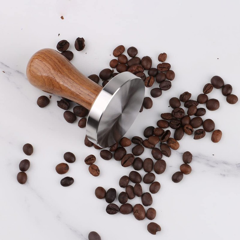 Omgogo 58mm Stainless Steel Coffee Tamper Barista Espresso Base Coffee