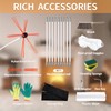 Bluesea Bluesea 30 Feet Chimney Sweep Kit, Ergonomic Chimney Cleaning