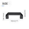 METALLIXITY 1 Piece Plastic Rectangle Pull Handle (106mmx20mm) Hardware Handle
