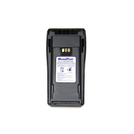 MaximalPower 2 Way Radio Battery Li-ion 1800mAh 7.4V for Motorola CP200, NNTN4851, Flat Fack with Belt Clip