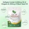 300 Cápsulas Aceite Semilla Negra Aceite Orégano 6200mg