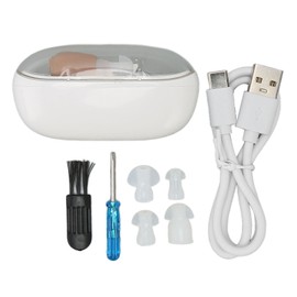 Hearing Aids Lightweight Rechargeable Magnetic Charging Case Mini Invisible Hearing Devices for Adults Seniors