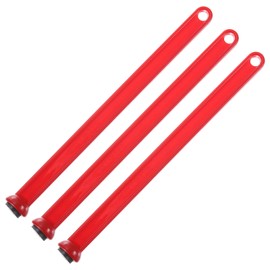 sourcing map 3 Pieces Magnetic Lid Lifter Canning Kits, Magnetic Canning Lids for Pots, Canning Supplies, Red