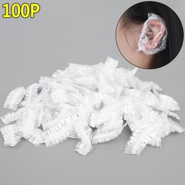 SELLERHUBSHOP 100P Ear Vinyl Covers Ear Vinyl Earmuffs Perm Supplies / 100P 귀 비닐커버 귀비닐 귀덮개 파마용품