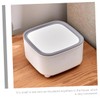 KOMBIUDA 2Pcs Convenient Desktop Trash Bin with Lid Creative Rubbish