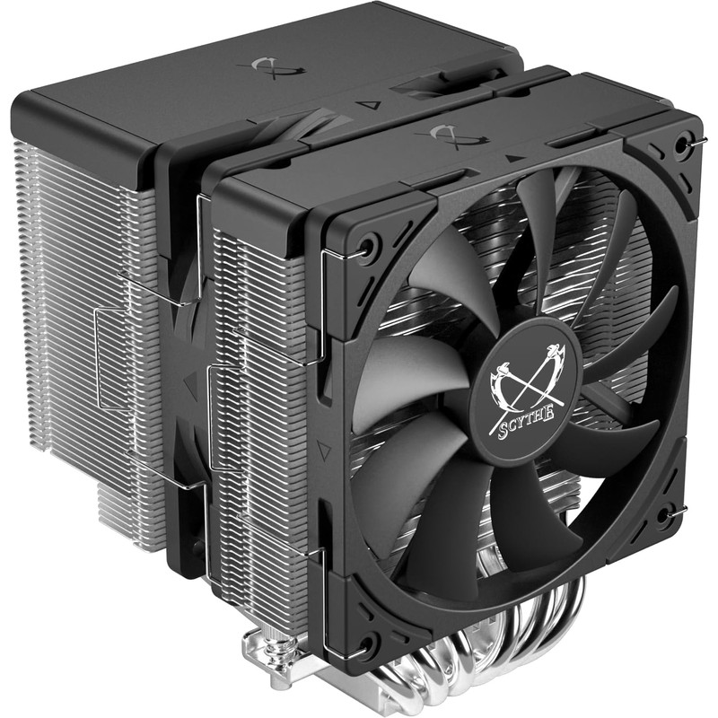 Size SCYTHE FUMA3 Twin Tower Side Flow CPU Cooler with