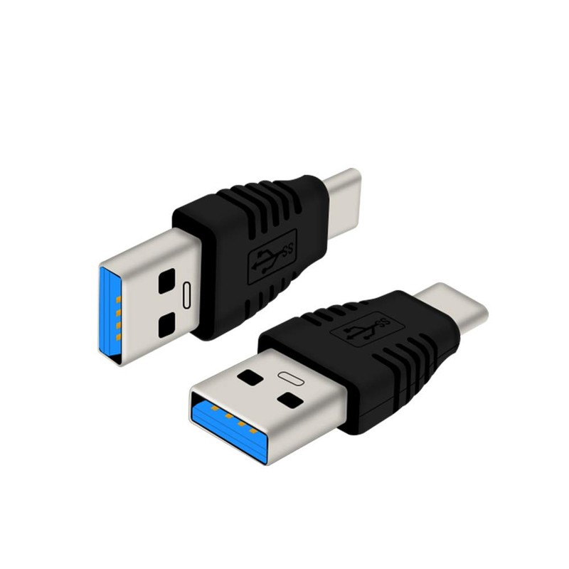 rgzhihuifz Type-C Male to USB3.0 Male Adapter，USB C to USB