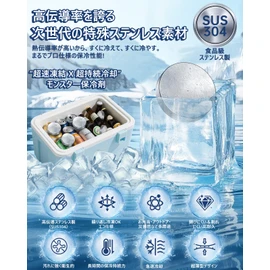 Powerful Ice Packs, Incredible Cold Power, Round Size, Diameter 3.7 inches (9.5 cm), Set of 1 (Twice Fast & Keeps Cold Longer) Stainless Steel Ice Packs, Compact, Long Lasting, Can Be Used Repeatedly