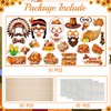 30 pcs Happy Thanksgiving Photo Booth Props, Funny Big Thanksgiving