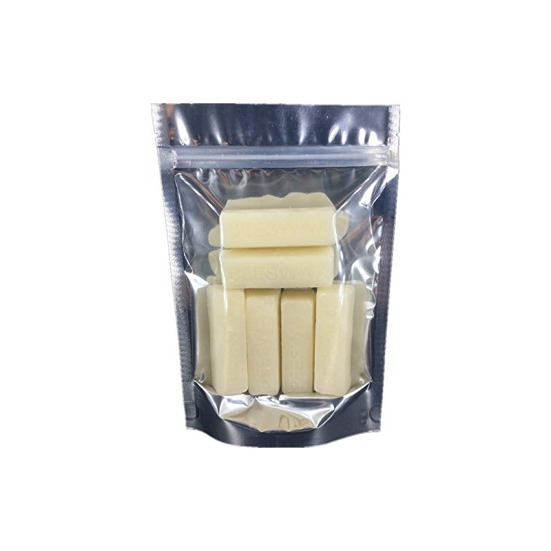 Beesworks White Beeswax Bars (6 oz) | 100% Pure, Cosmetic
